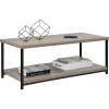 Elmwood Wooden Furniture Distressed Grey Oak Coffee Table