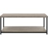 Elmwood Wooden Furniture Distressed Grey Oak Coffee Table