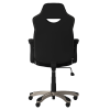 Alphason Office Furniture Silverstone Black Leather Executive Gaming Chair