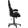 Alphason Office Furniture Silverstone Black Leather Executive Gaming Chair