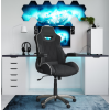 Alphason Office Furniture Silverstone Black Leather Executive Gaming Chair