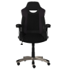 Alphason Office Furniture Silverstone Black Leather Executive Gaming Chair