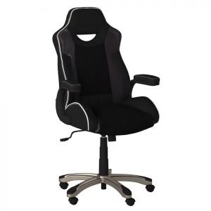 Alphason Office Furniture Silverstone Black Leather Executive Gaming Chair Alphason Office Furniture Silverstone Black Leather Executive Gaming Chair