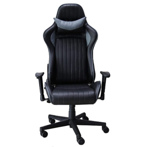 Alphason Office Furniture Senna Black and Grey Leather Fully Adjustable Gaming Chair Alphason Office Furniture Senna Black and Grey Leather Fully Adjustable Gaming Chair