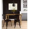 Finn Metal Furniture Black Dining Chair (Pair)