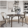 Finn Metal Furniture Grey Dining Chair (Pair)