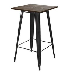 Fusion Metal Furniture Black Square Bar Table Fusion Metal Furniture Black Square Bar Table 2286059UK