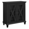 Ellington Black Painted Furniture Double Door Accent Cabinet 5042196COMUK