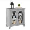 Ellington Grey Painted Furniture Double Door Accent Cabinet 5042296COMUK