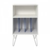 Concord Furniture White & Blue Turntable Stand