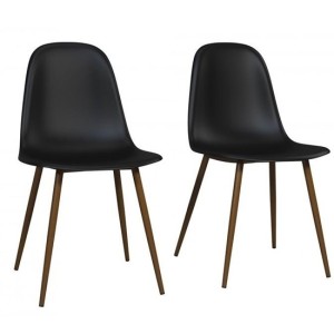 Copley Plastic Furniture Black Dining Chair (Pair) Copley Plastic Furniture Black Dining Chair (Pair)