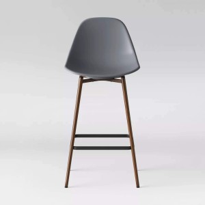 Copley Plastic Furniture Grey Barstool Copley Plastic Furniture Grey Barstool