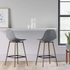 Copley Plastic Furniture Grey Barstool