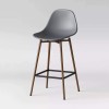 Copley Plastic Furniture Grey Barstool