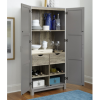 Pontardawe Painted Furniture Tall Grey Storage Cabinet