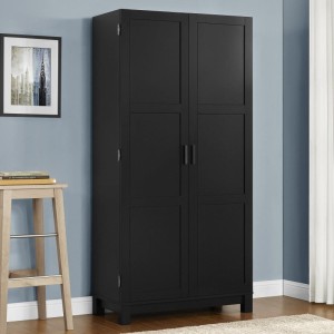 Pontardawe Painted Furniture Tall Black Storage Cabinet Pontardawe Painted Furniture Tall Black Storage Cabinet