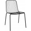 Porthcawl Metal Furniture Black Wire Dining Chairs (Pair)