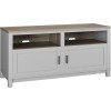 Pontardawe Painted Furniture Grey Wide Screen TV Stand (60")