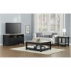 Pontardawe Painted Furniture Black Wide Screen TV Stand (60")