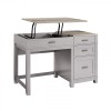 Pontardawe Painted Furniture Grey Lift Top Desk