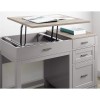 Pontardawe Painted Furniture Grey Lift Top Desk