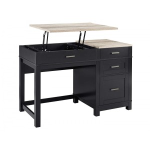 Pontardawe Painted Furniture Black Lift Top Desk Pontardawe Painted Furniture Black Lift Top Desk
