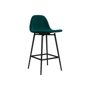 Carmarthen Furniture Upholstered Counter Stool Green Velvet Carmarthen Furniture Upholstered Counter Stool Green Velvet