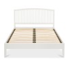 Ashby White Painted Furniture 4ft Small Double Slatted Bedstead