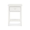 Bentley Designs Ashby White 1 Drawer Nightstand