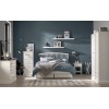 Bentley Designs Ashby White Painted Double Wardrobe with Drawer