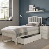 Bentley Designs Ashby White Slatted Bedstead Single 90cm