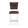 Bentley Designs Belgrave Two Tone Espresso Upholstered Bar Stool  3003-09BSUB-RE