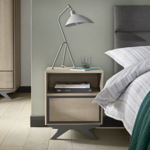 Bentley Designs Brunel Furniture 1 Drawer Nightstand Bentley Designs Brunel Furniture 1 Drawer Nightstand