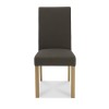 Bentley Designs Parker Black Gold Fabric Dining Chair Pair