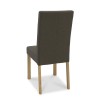 Bentley Designs Parker Black Gold Fabric Dining Chair Pair