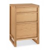 Bentley Designs Studio Oak Furniture Filing Cabinet & Top Unit Set