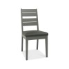 Bentley Designs Oakham Grey Slatted Dining Chair (Pair)