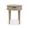 Bentley Designs Dansk Oak Furniture Lamp Table with Drawer