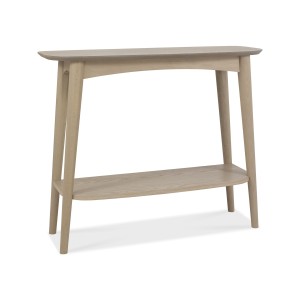 Bentley Designs Dansk Scandi Oak Console With Shelf Bentley Designs Dansk Scandi Oak Console With Shelf