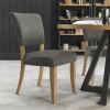 Bentley Designs Indus Industrial Furniture Upholstered Chair (Pair)