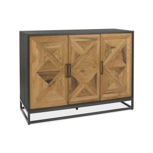 Bentley Designs Indus Industrial Oak Furniture Narrow Sideboard Bentley Designs Indus Industrial Oak Furniture Narrow Sideboard  2003-10