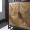 Bentley Designs Indus Industrial Oak Furniture Wide Sideboard