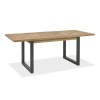 Bentley Designs Indus Industrial Oak Furniture 4-6 Extending Table