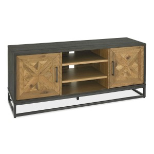 Bentley Designs Indus Industrial Oak Furniture Entertainment Unit Bentley Designs Indus Industrial Oak Furniture Entertainment Unit