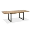 Bentley Designs Indus Industrial Oak Furniture 6-8 Extending Table