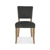 Bentley Designs Indus Industrial Gun Metal Velvet Chair (Pair)