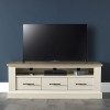 Bentley Designs Chartreuse White Entertainment Unit