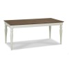 Hampstead Soft Grey & Walnut Furniture Extending Table 4-6 Seat