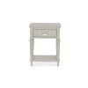 Montreux Urban Grey Painted Furniture 1 Drawer Nightstand