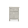 Montreux Urban Grey Painted Furniture 3 Drawer Nightstand